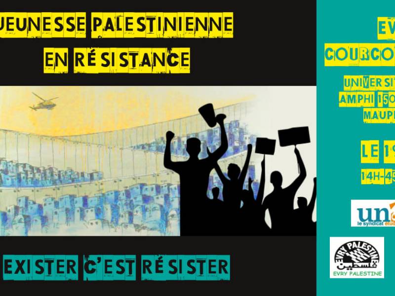 19 mai 2022 : Jeunesse palestienne en&nbsp;résistance